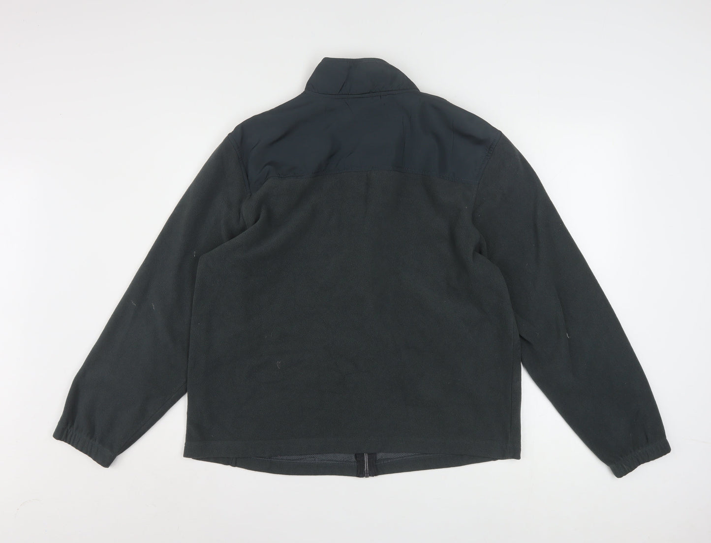 Starter Womens Grey M Fleece Full Zip Basic Active Jacket