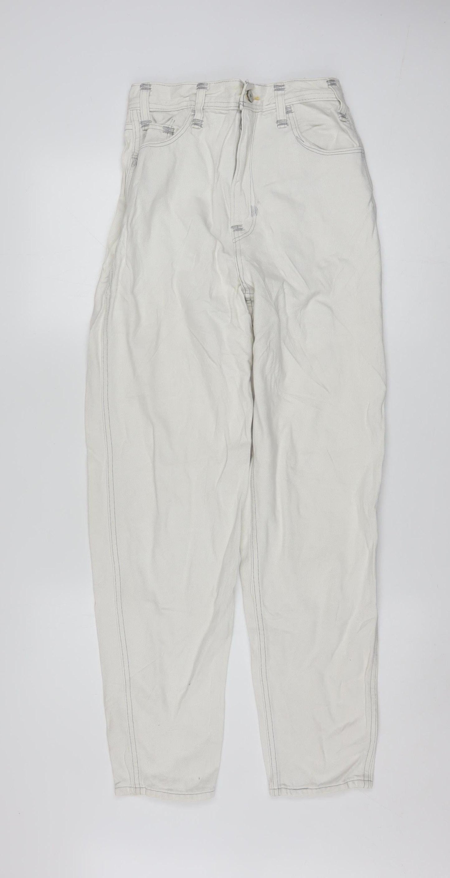 Levi's Red Women's Ivory High Loose Tapered Jeans Size 26