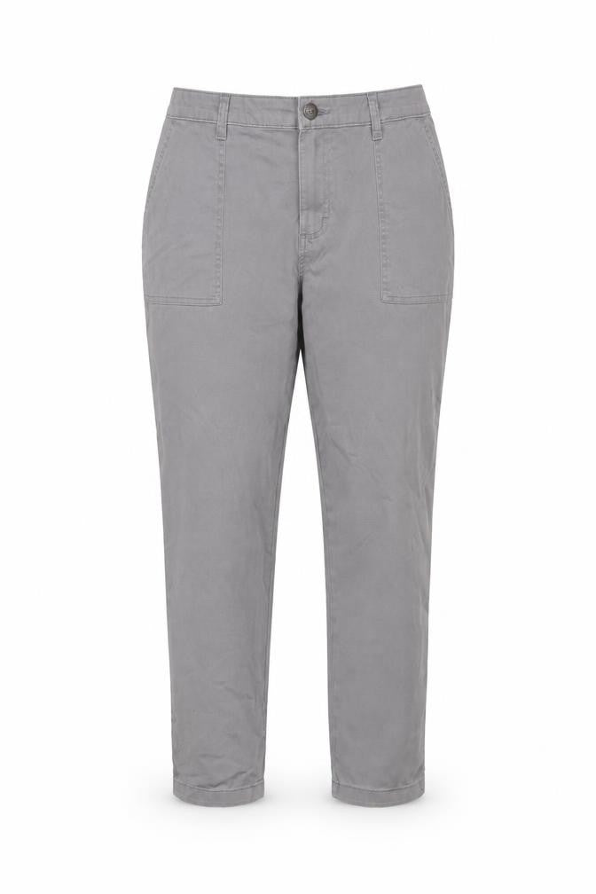 Lee Women’s Grey Chino Cotton Stretch Trousers Size 18 Medium