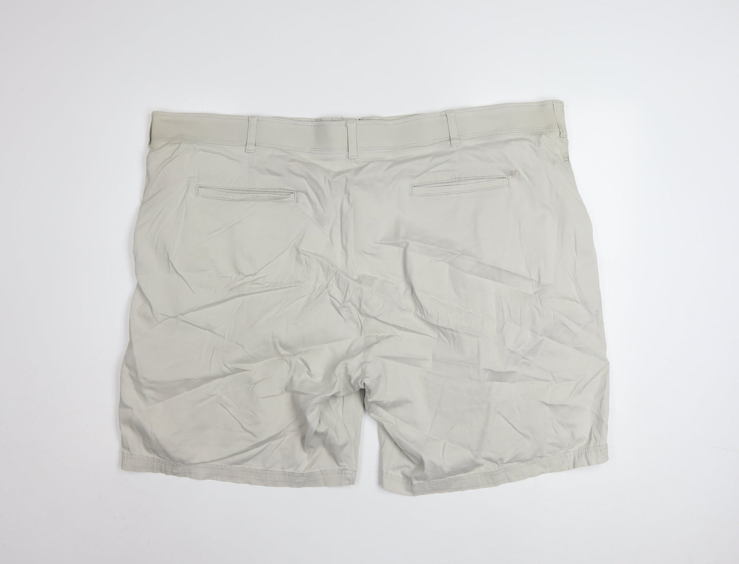 Lee Men's Beige Chino Shorts 36 Regular Fit Stretch Casual Summer