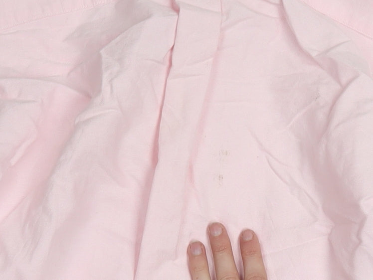 Ralph Lauren Men's Pink Cotton Oxford Button-Up Shirt 15.5 Classic Fit