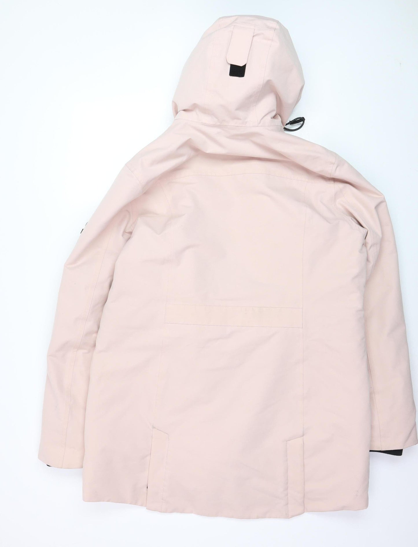 TOG24 Womens Beige Hooded Waterproof Parka Coat Size 16