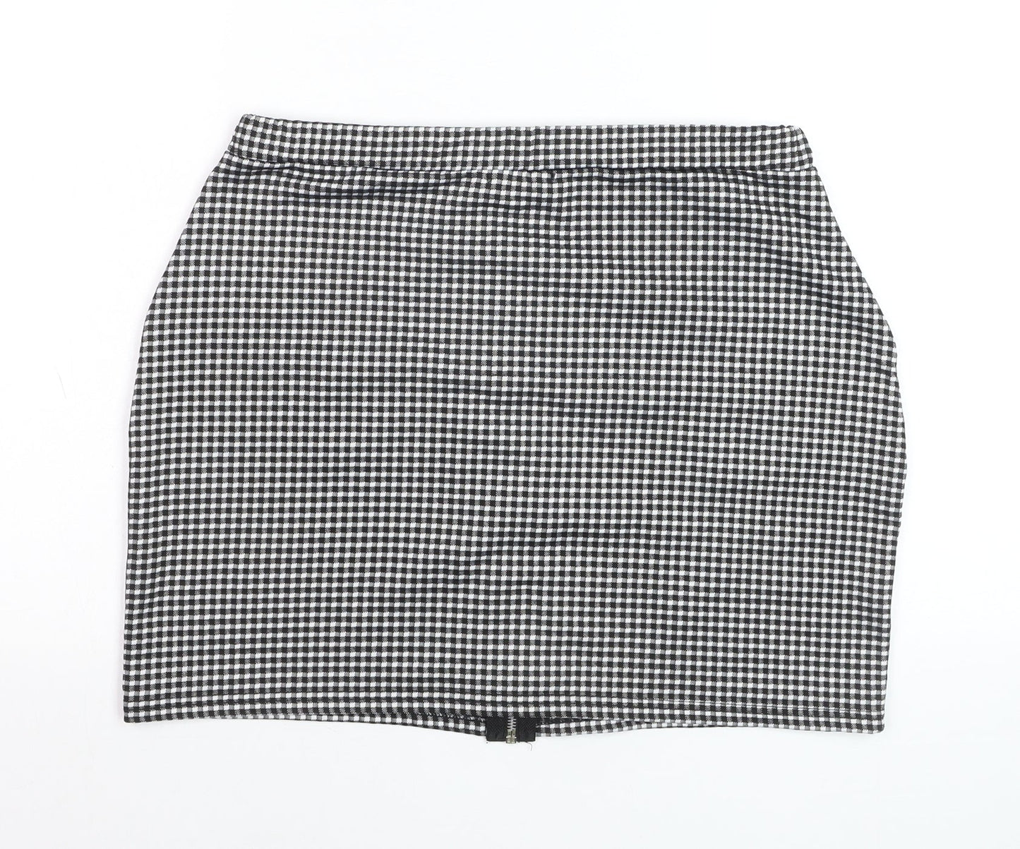 PrettyLittleThing Women’s Black Check Stretch Pencil Skirt Size 16