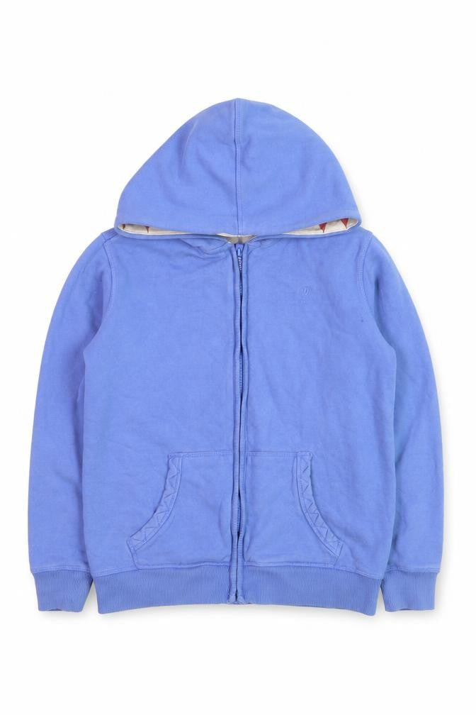 FatFace Boys Blue Full Zip Hoodie Size 12-13 Years Cotton Blend