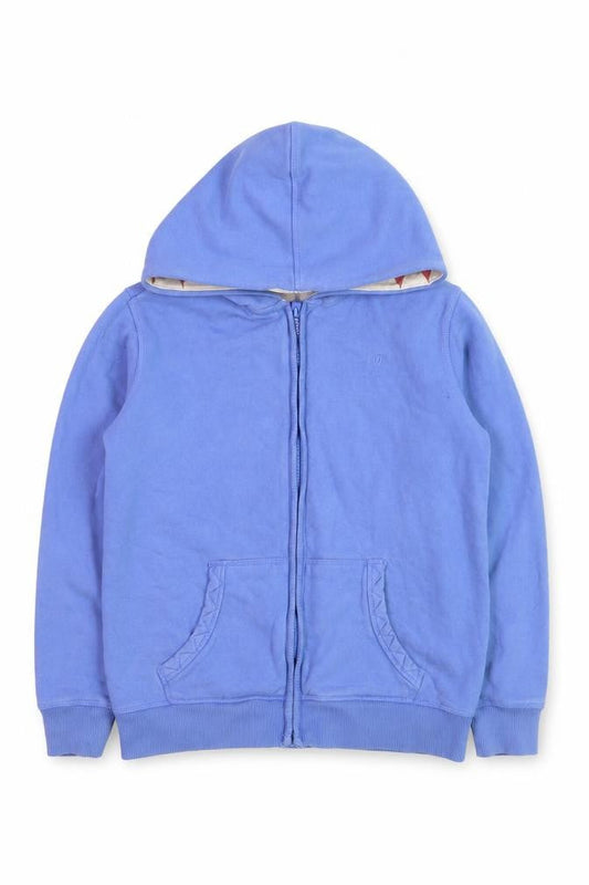FatFace Boys Blue Full Zip Hoodie Size 12-13 Years Cotton Blend