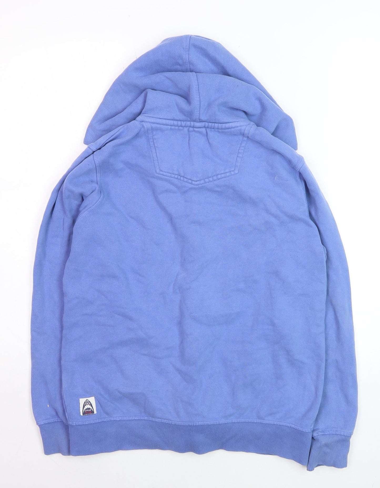 FatFace Boys Blue Full Zip Hoodie Size 12-13 Years Cotton Blend