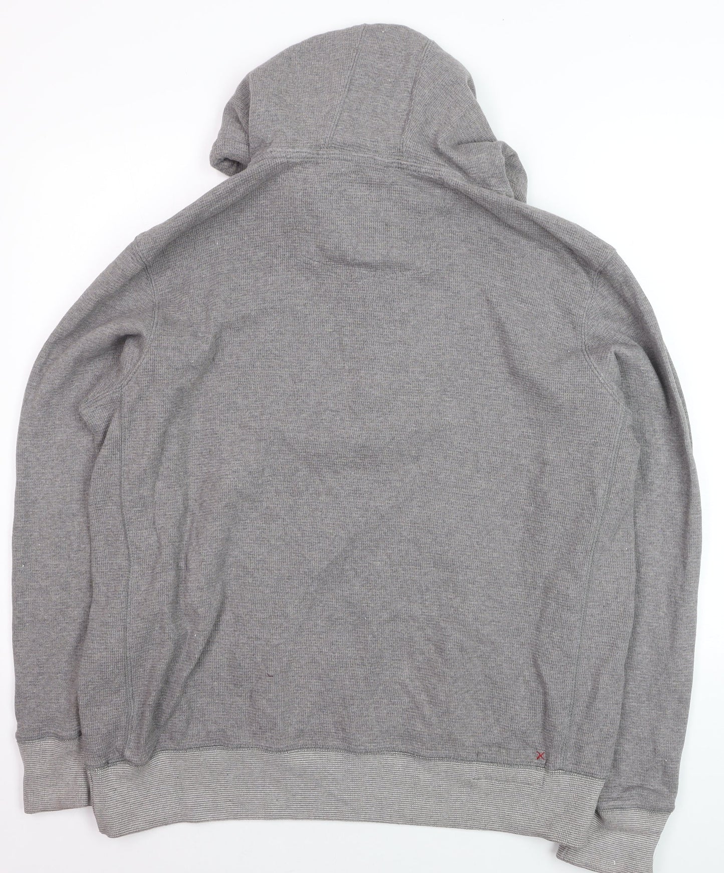 Fat Face Men's Grey XL Pullover Hoodie Cotton Casual Sweatshirt