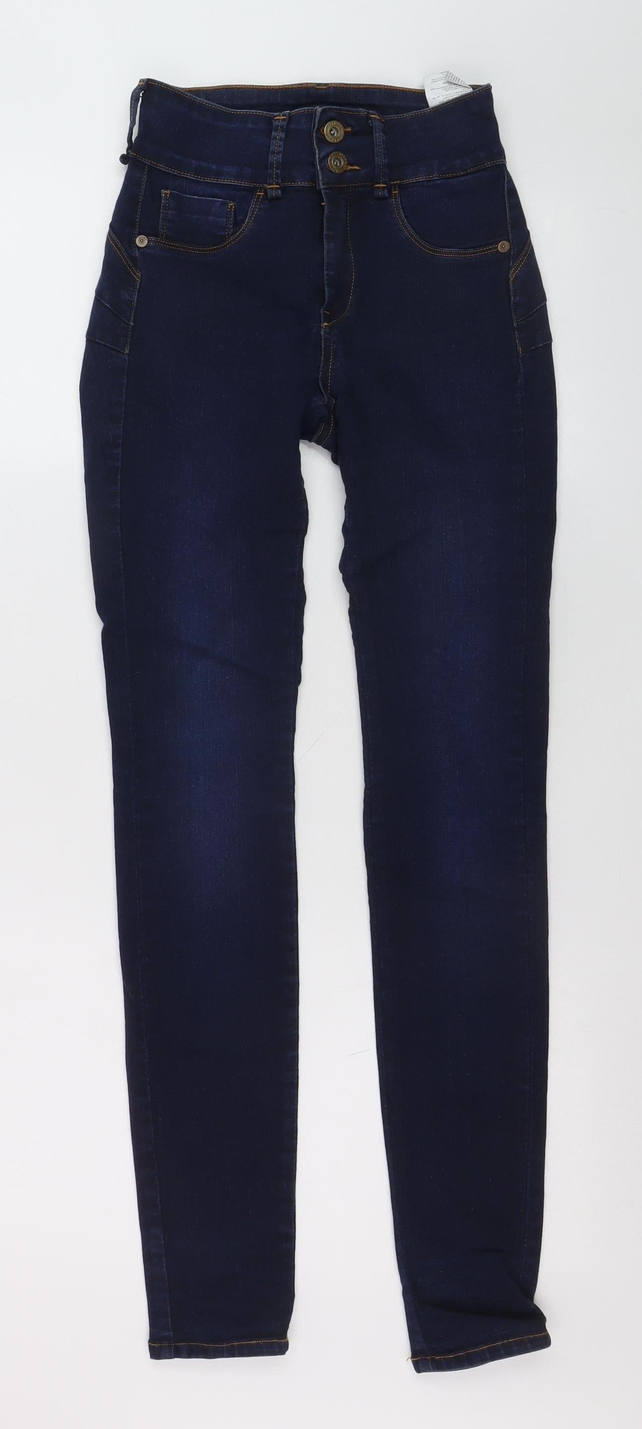 Tiffosi Women's Blue Skinny High-Rise Denim Jeans Size M