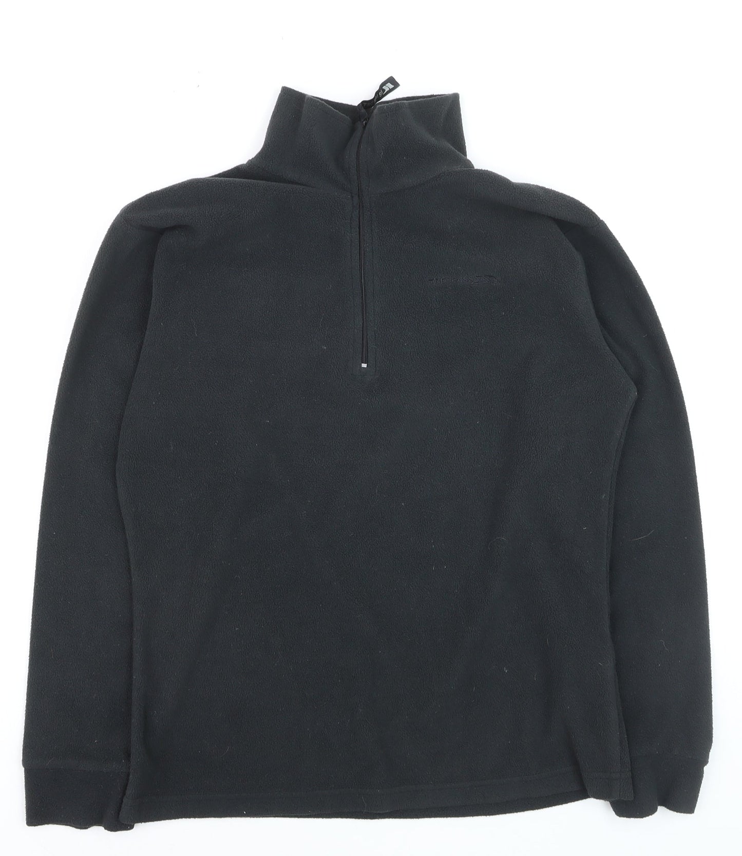Trespass Men's Black Fleece Half Zip Pullover Sweatshirt M