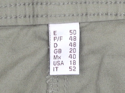 Punt Roma Women’s Green Straight Jeans Size 20 Regular Fit