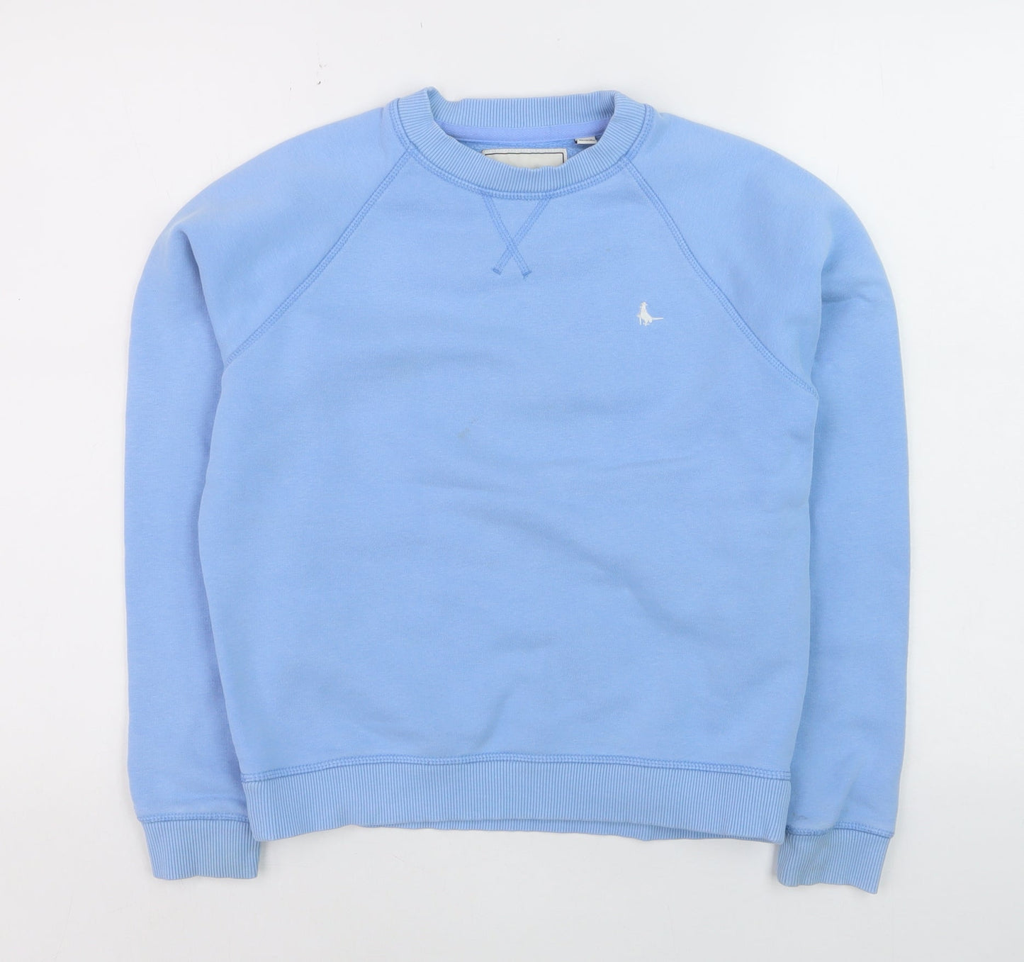 Jack Wills Boys Blue Cotton Pullover Jumper Size 4 Crew Neck Casual
