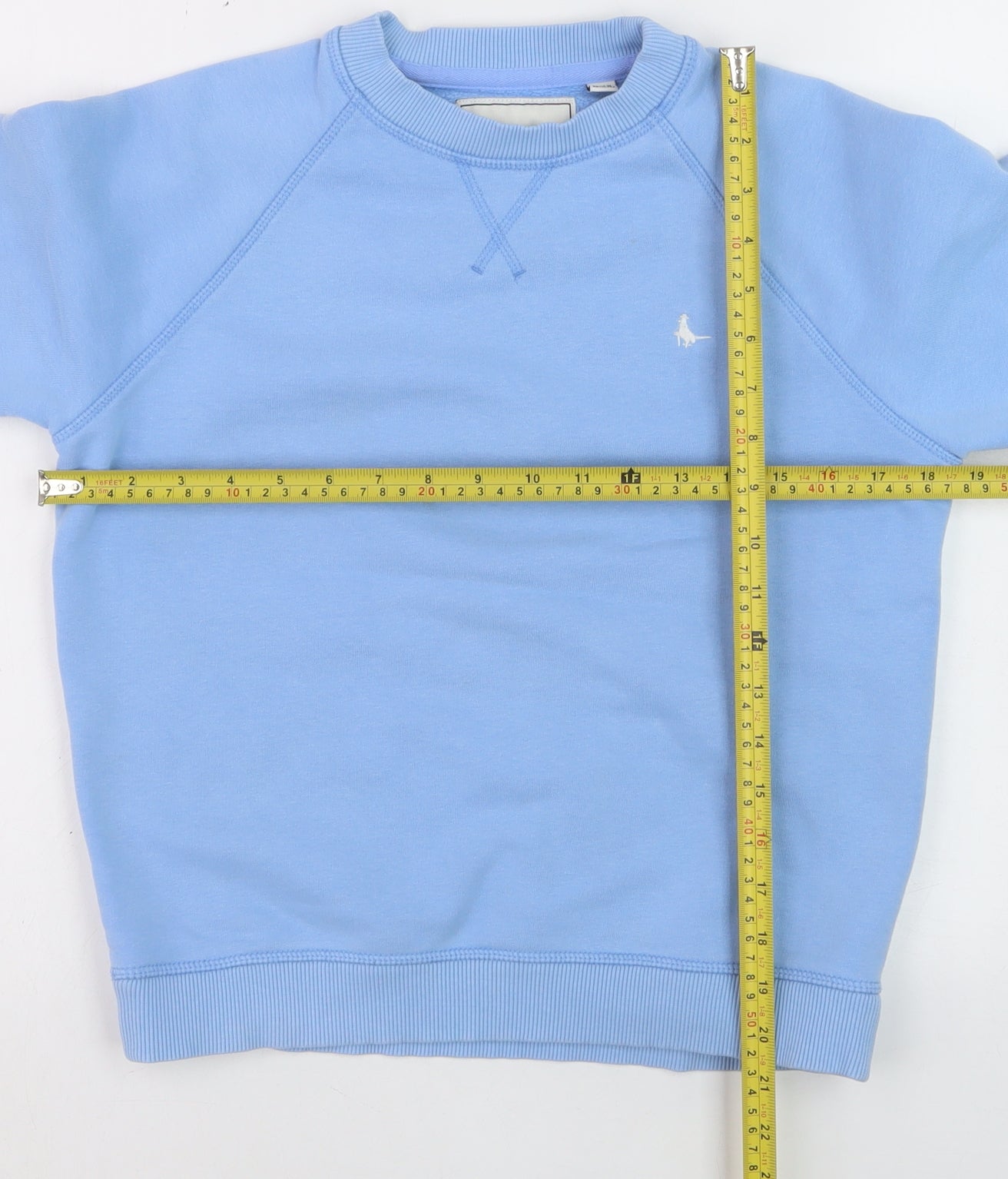 Jack Wills Boys Blue Cotton Pullover Jumper Size 4 Crew Neck Casual