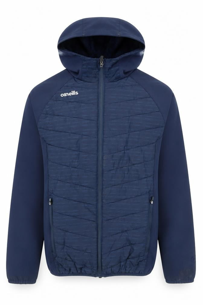 O’Neills Teens Blue Hooded Softshell Puffer Jacket Size 164