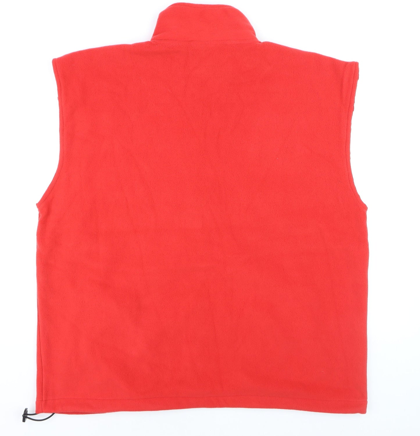 Polarware Men's Red Fleece Waistcoat Bodywarmer XL Outdoor Vest