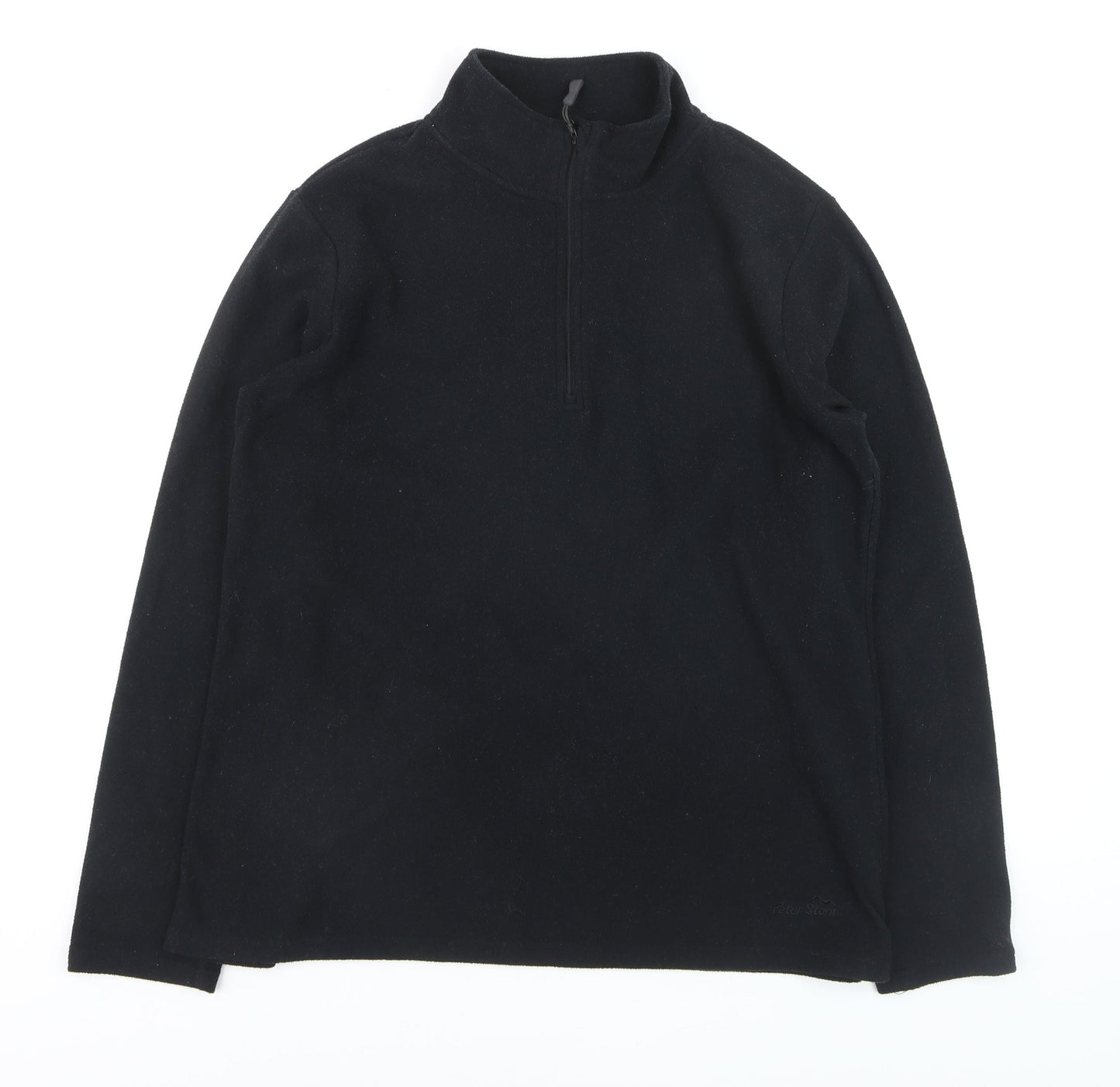 Peter Storm Women's Black 1/2 Zip Fleece Pullover Size 18