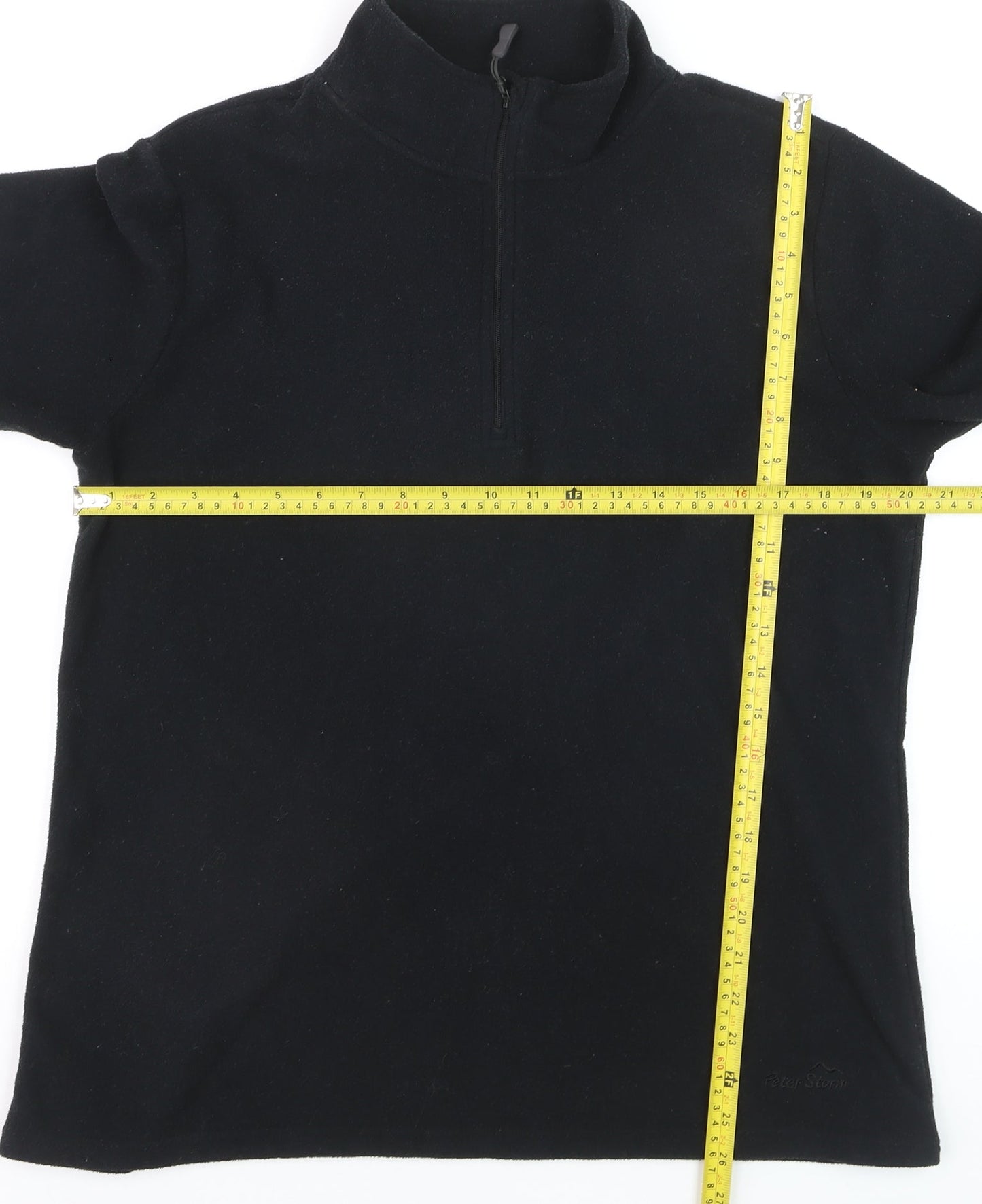 Peter Storm Women's Black 1/2 Zip Fleece Pullover Size 18