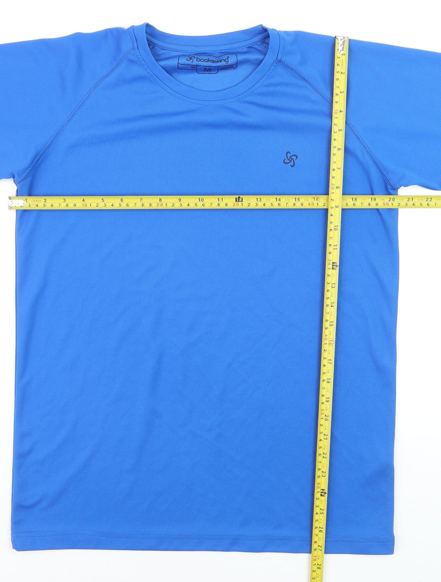 Backswing Mens Blue Medium Athletic T-Shirt Lightweight Sports Top