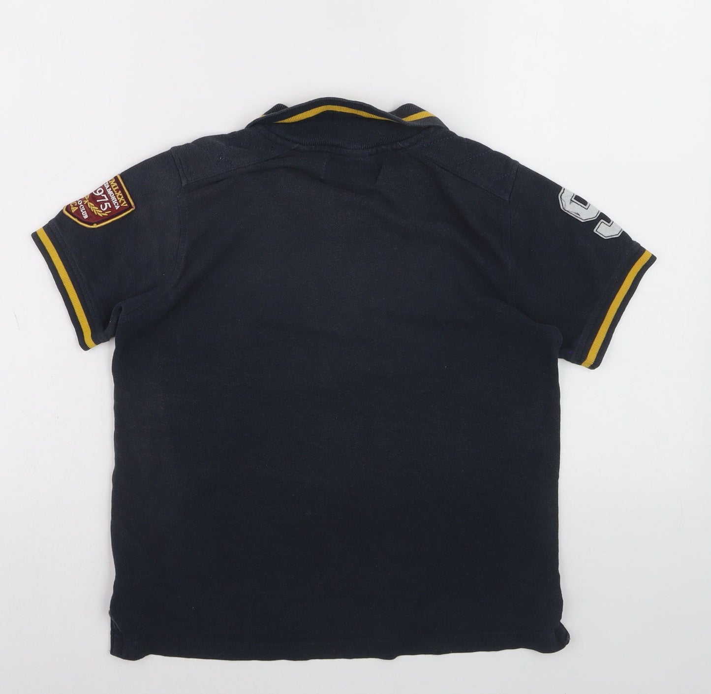 Santa Monica Polo Club Boys Blue 8-9 Years Embroidered Polo Shirt