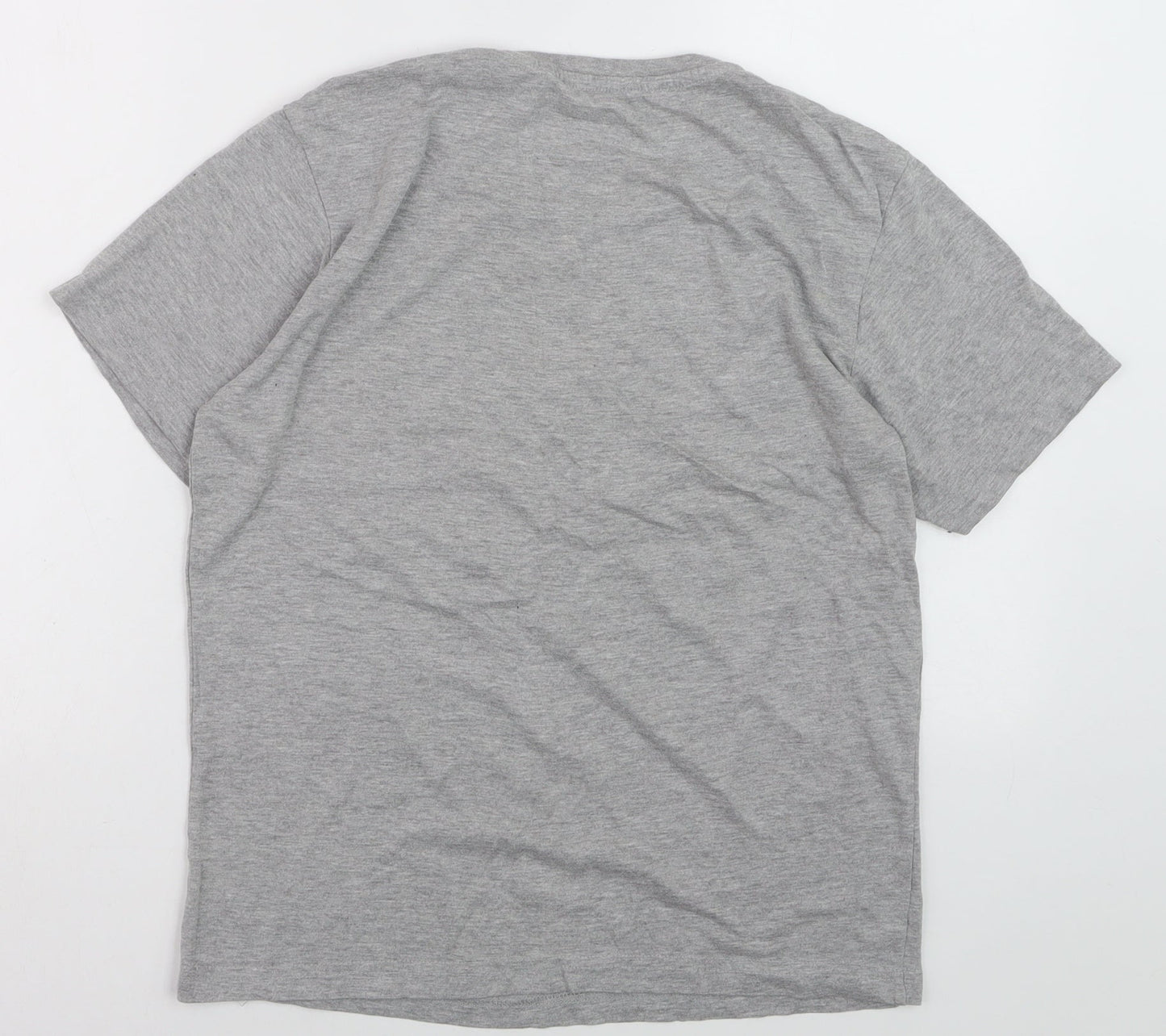 Farah Men’s Grey Crew Neck Short Sleeve T-Shirt Medium
