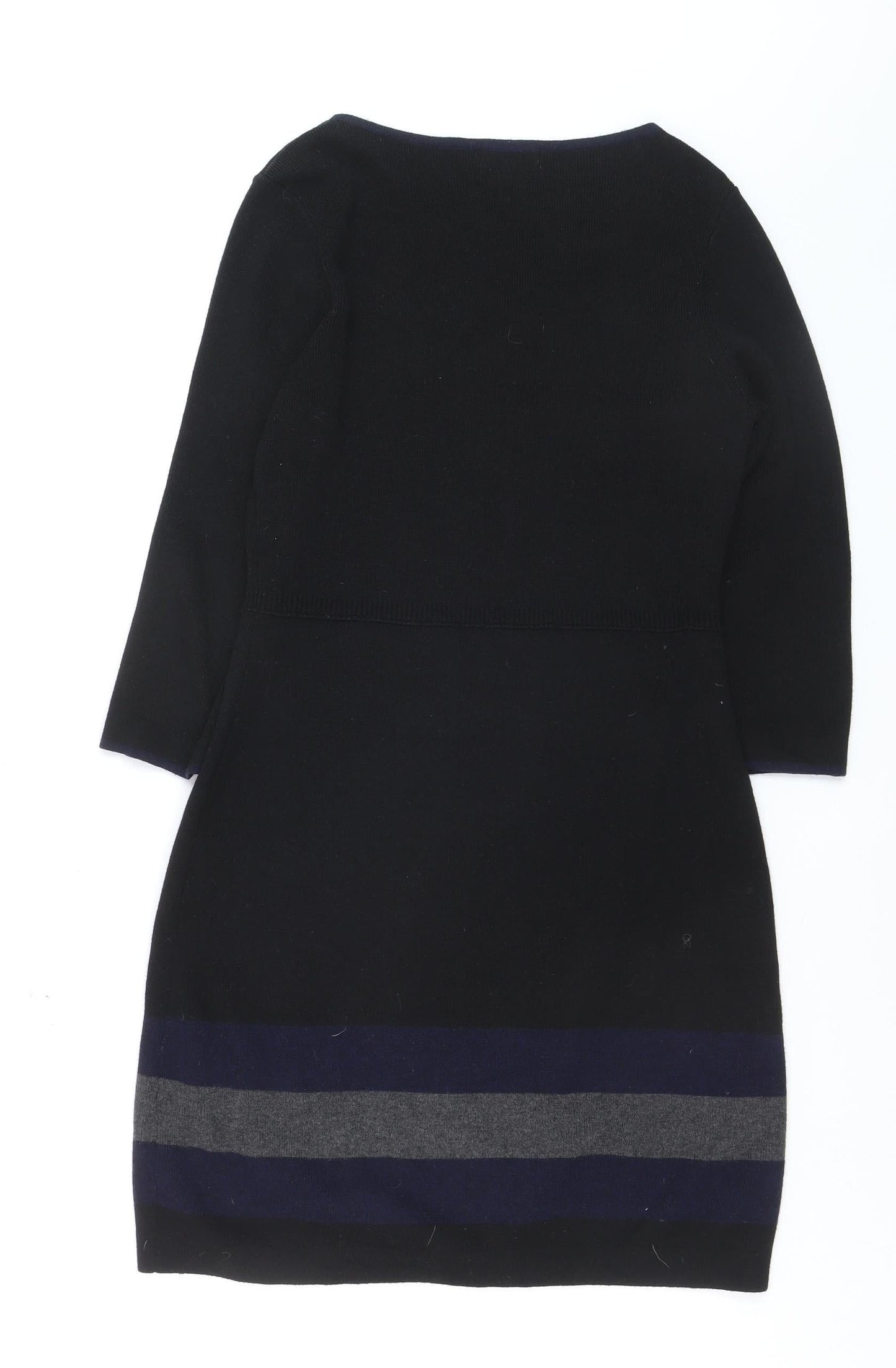 Monsoon Women’s Black Colourblock Knit Shift Dress Size 12