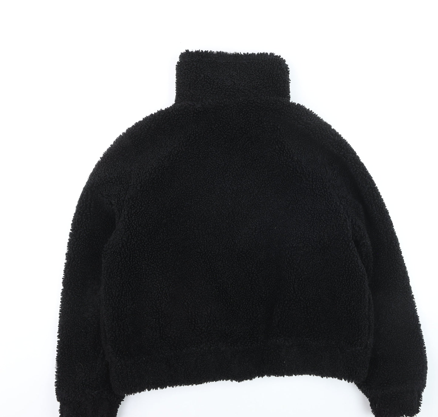Primark Women’s Black L Bomber Jacket Fleece Full Zip Casual
