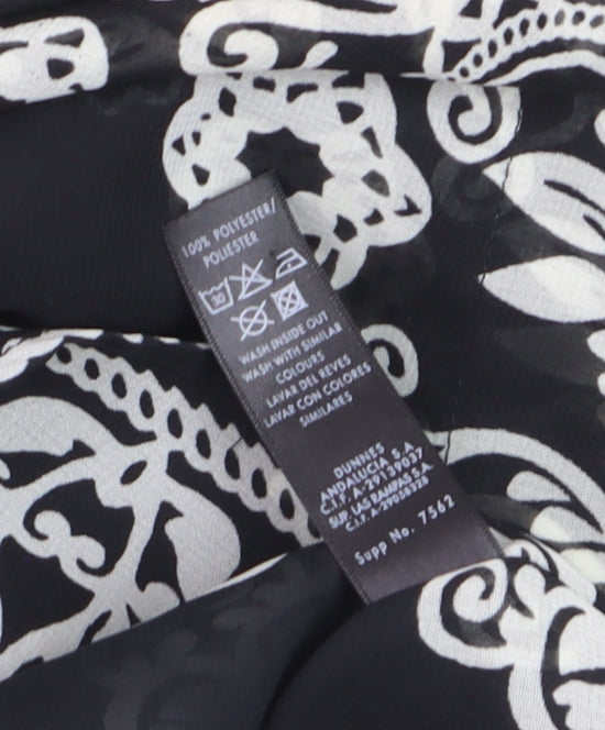 St. Bernard for Dunnes Women’s Black Floral Tunic Blouse Size L