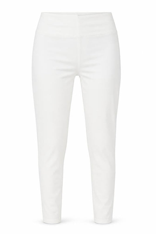 Pieces Women White High Waist Slim Jegging Jeans Size M