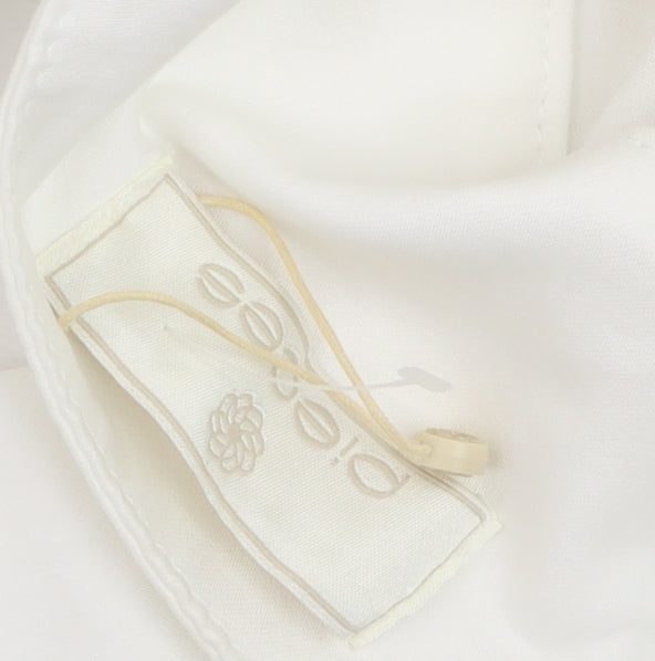 Pieces Women White High Waist Slim Jegging Jeans Size M