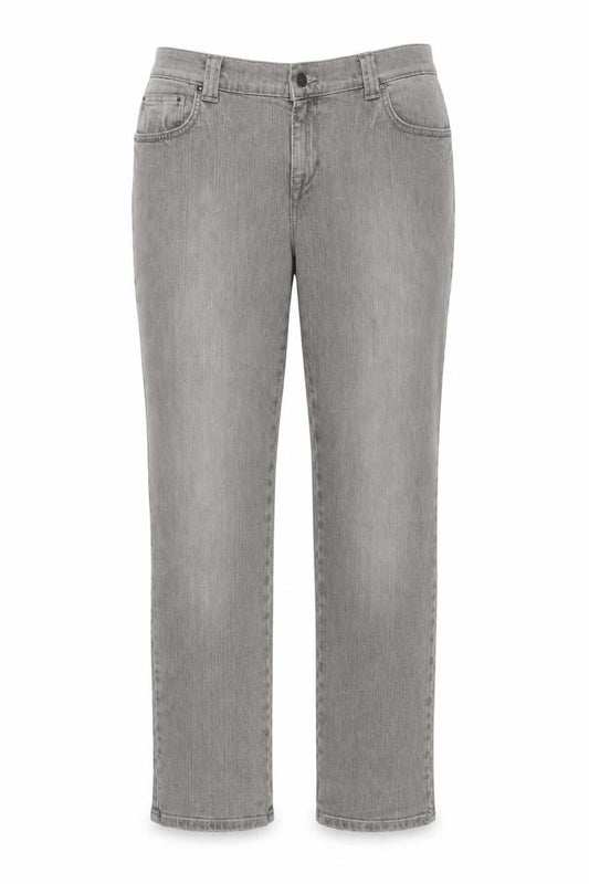 Savida Women’s Grey Stretch Straight Jeans Size 16 Regular