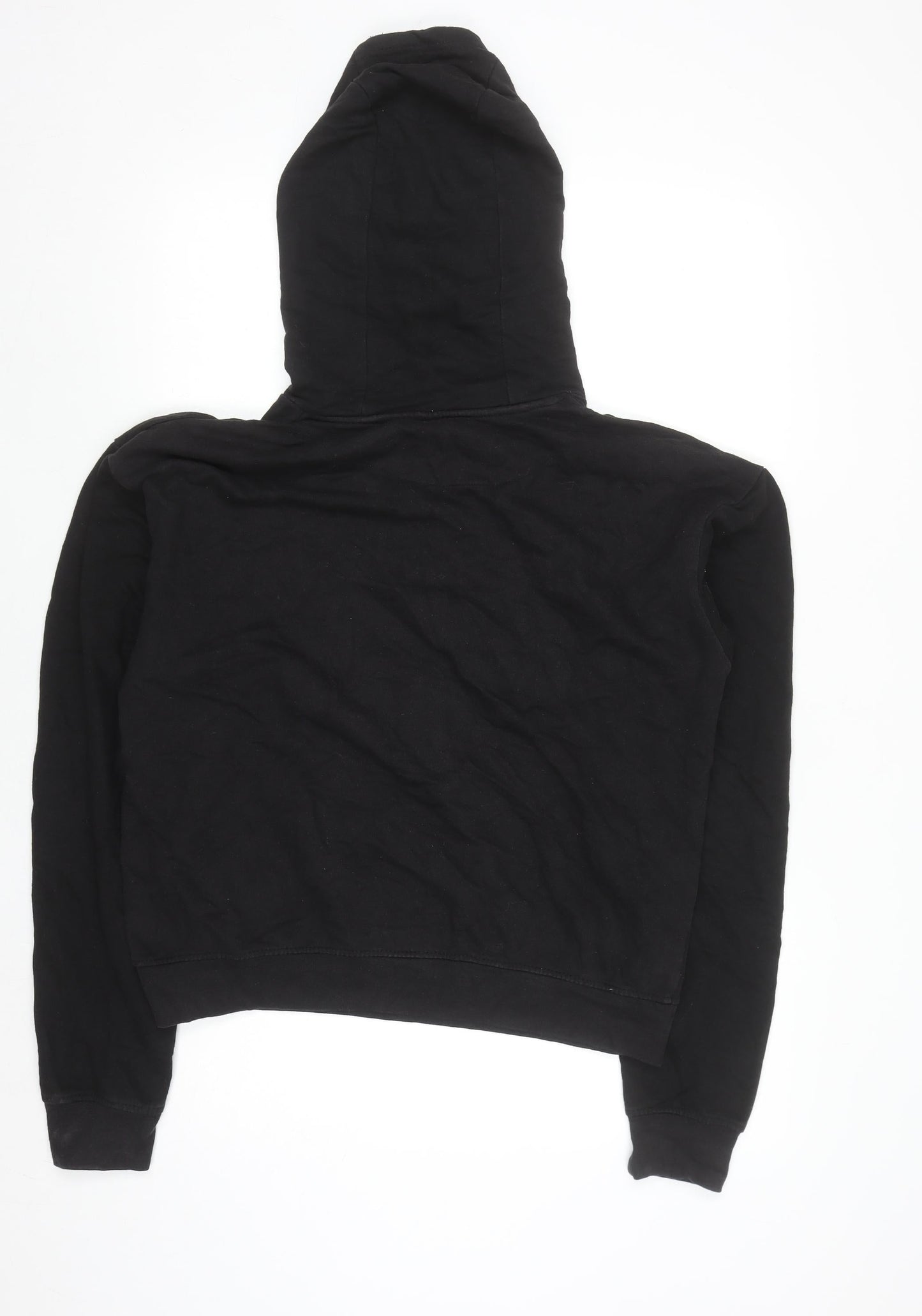 Night Addict Men's Black Pullover Hoodie S Graphic Print Fleece