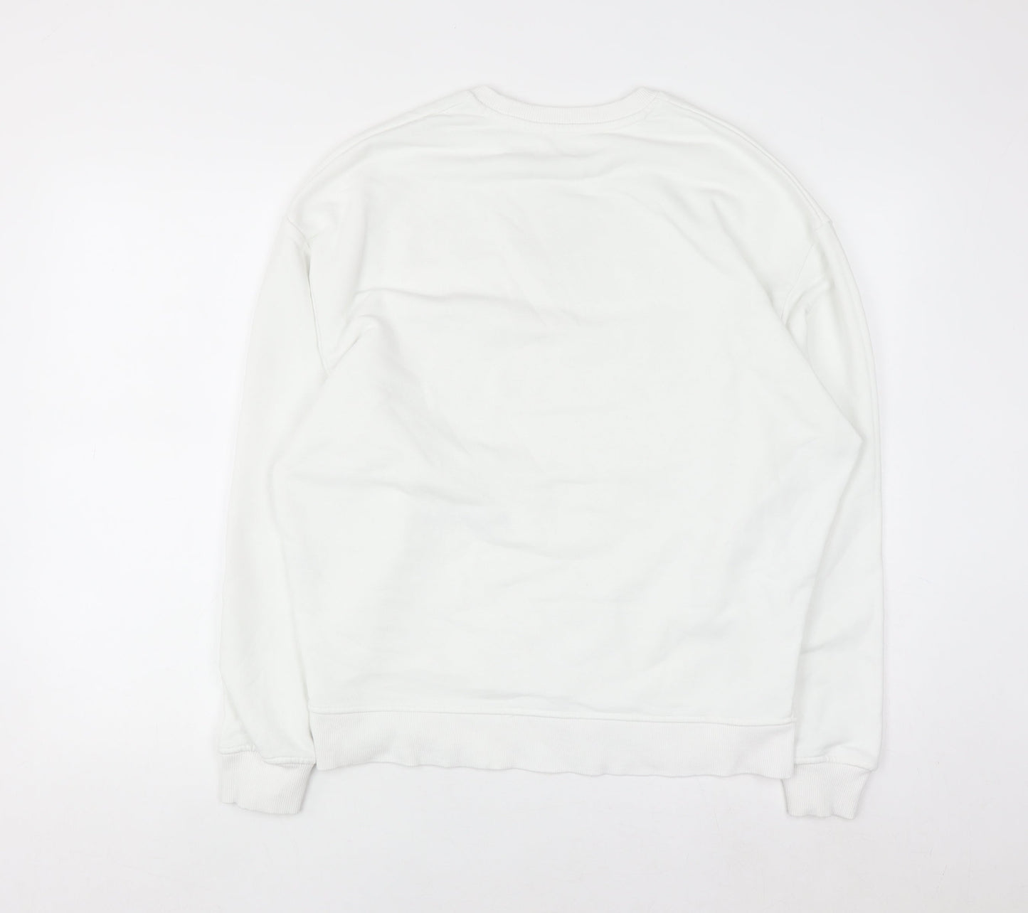 Primark Men’s White Vincent Van Gogh Art Graphic Pullover Sweatshirt XS