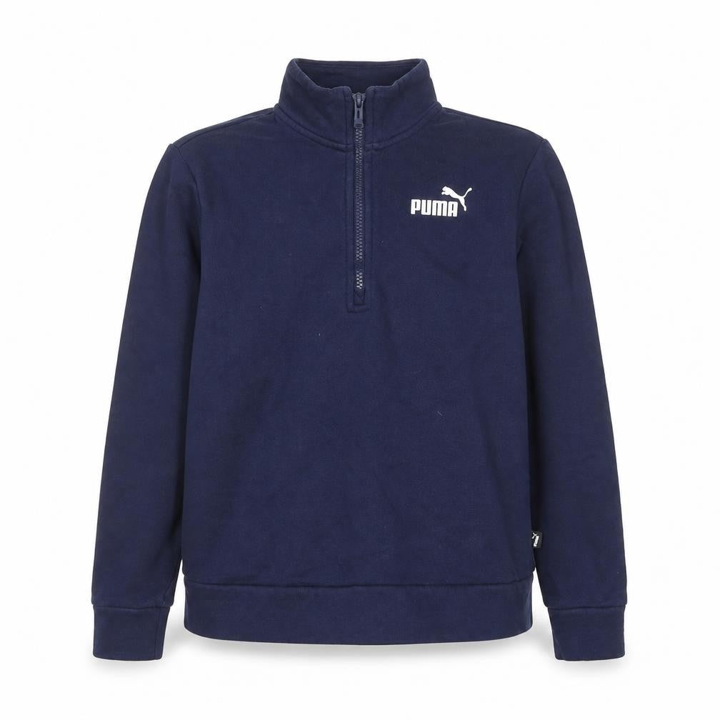 Puma Men's Blue XS 1/2 Zip Pullover Fleece Sweatshirt