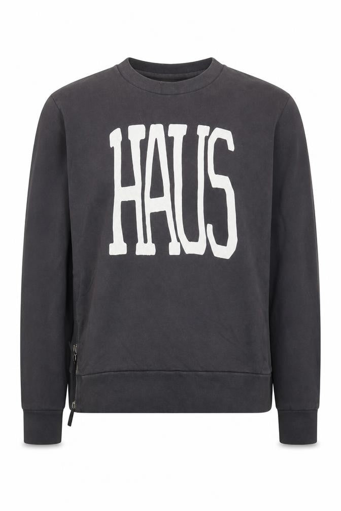 Paul Smith Men's Black HAUS Logo Sweatshirt Size L Pullover