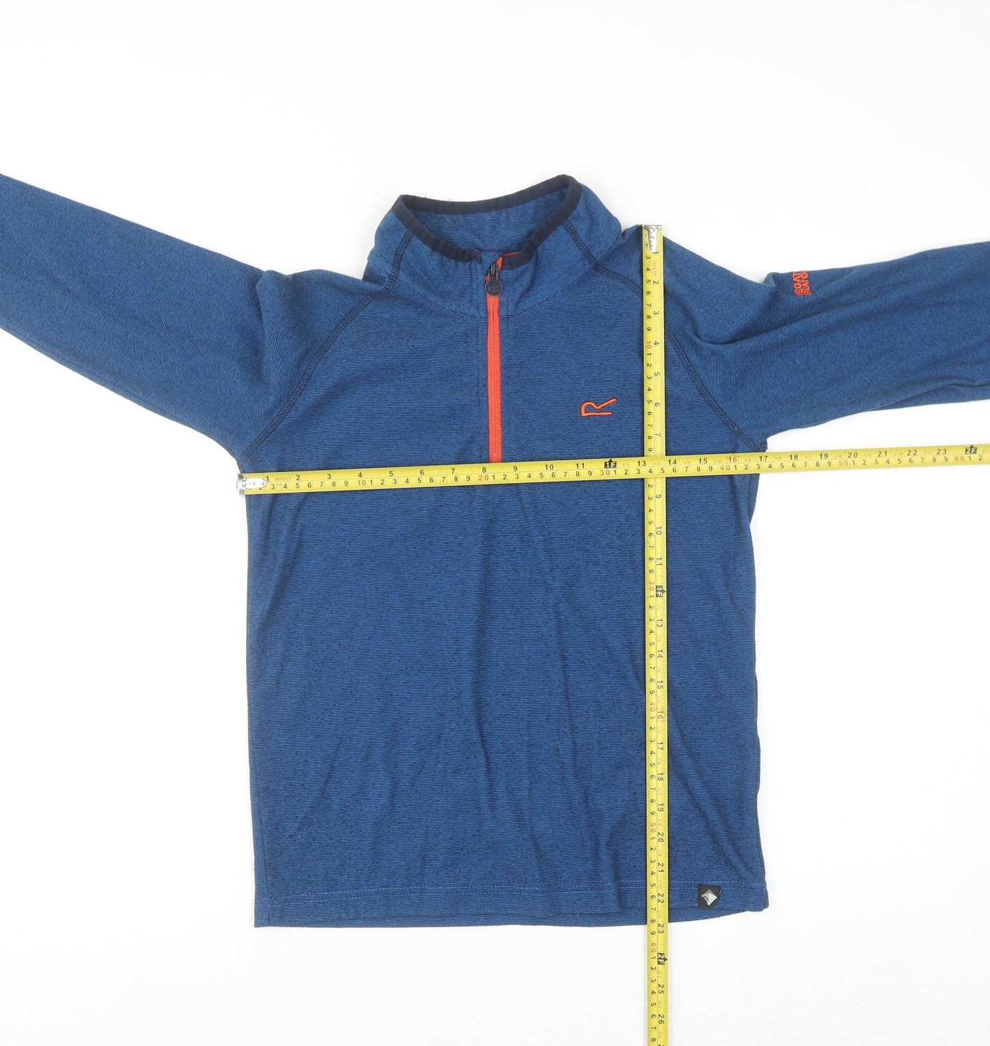 Regatta Boys Blue 13 Years 1/4 Zip Pullover Outdoor Sweatshirt