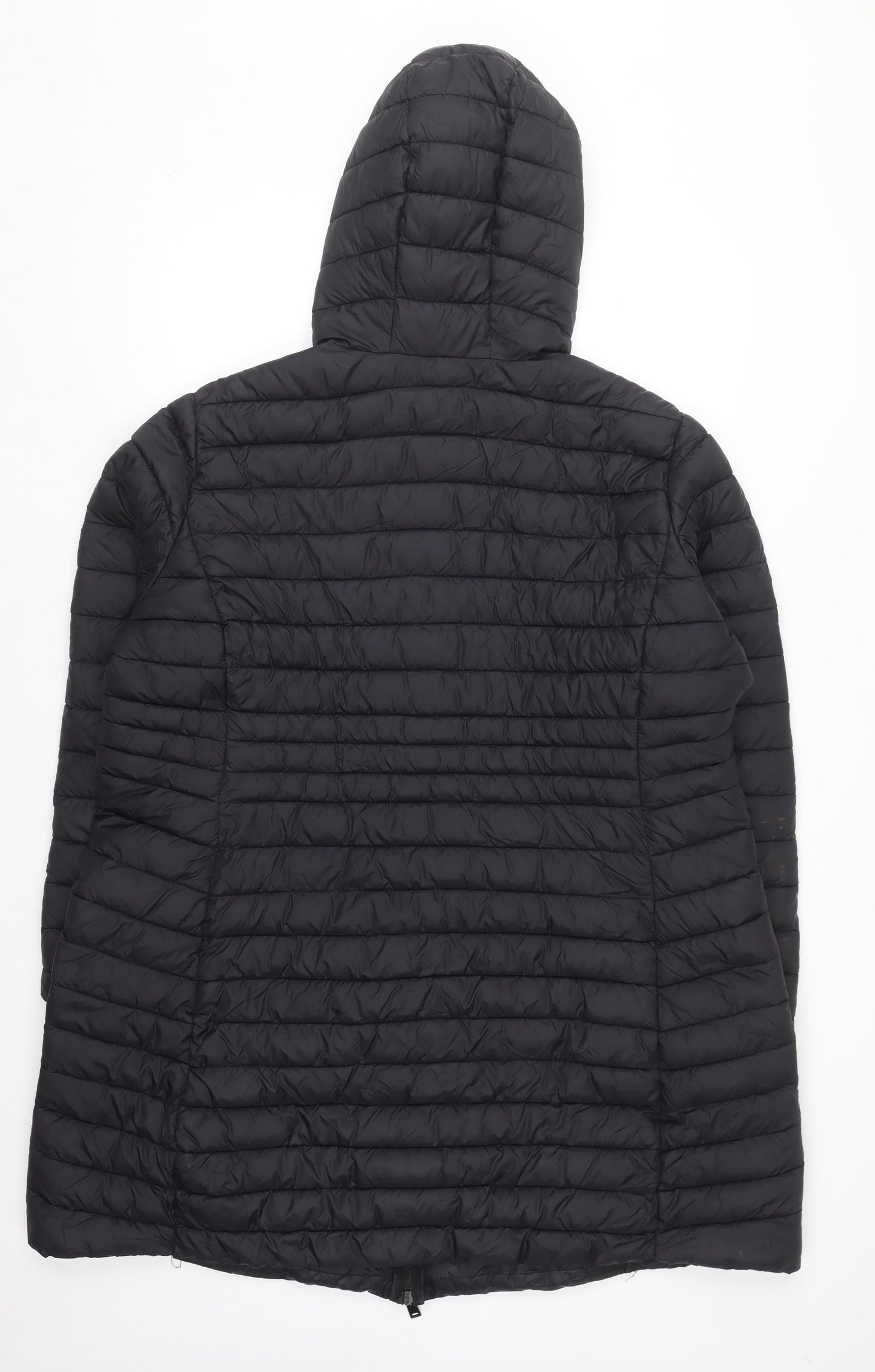 Dunnes Stores Men Black 2XL Hooded Puffer Coat Lightweight