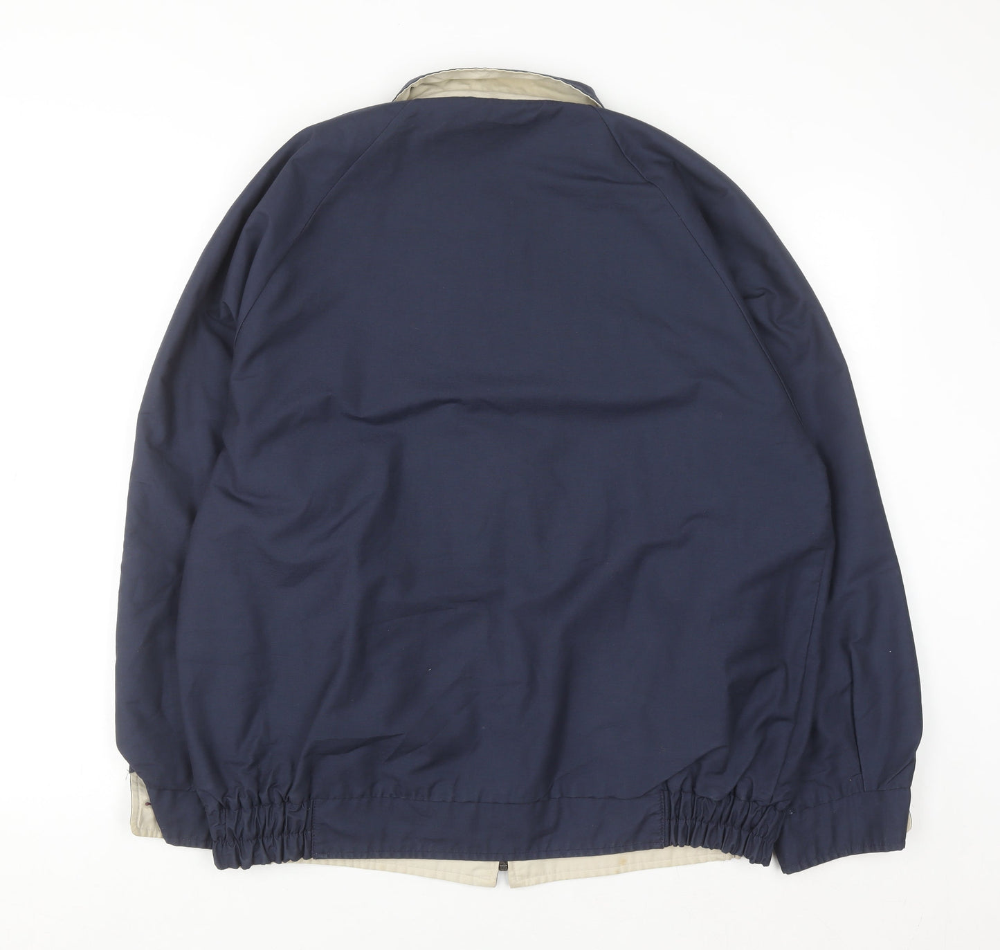 Aldor Men's Blue Reversible Bomber Jacket Size 40 Full Zip