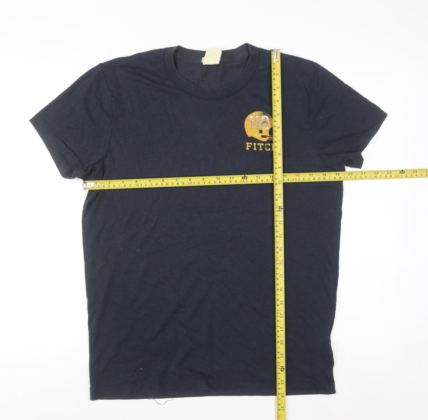Abercrombie & Fitch Men’s Blue Muscle Fit Graphic T-Shirt Size M