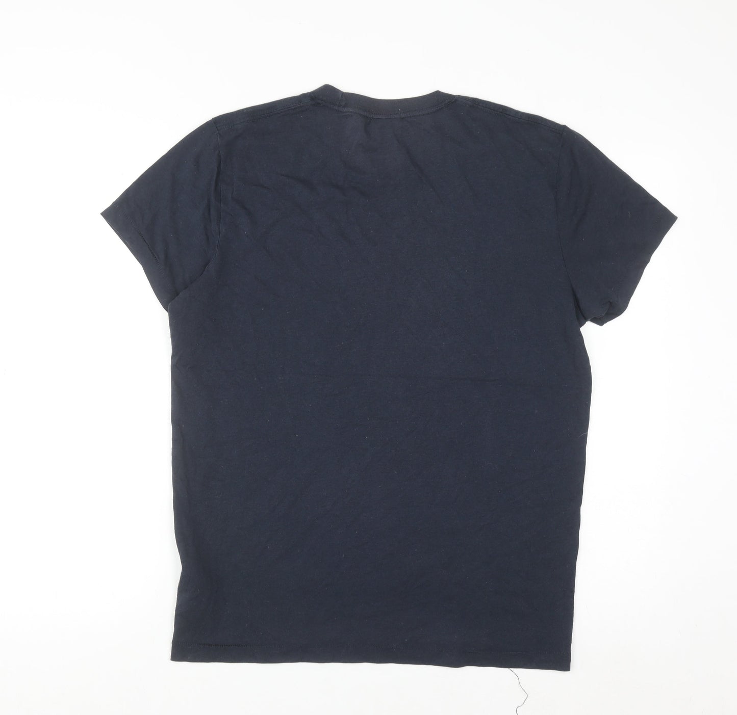 Abercrombie & Fitch Men’s Blue Muscle Fit Graphic T-Shirt Size M