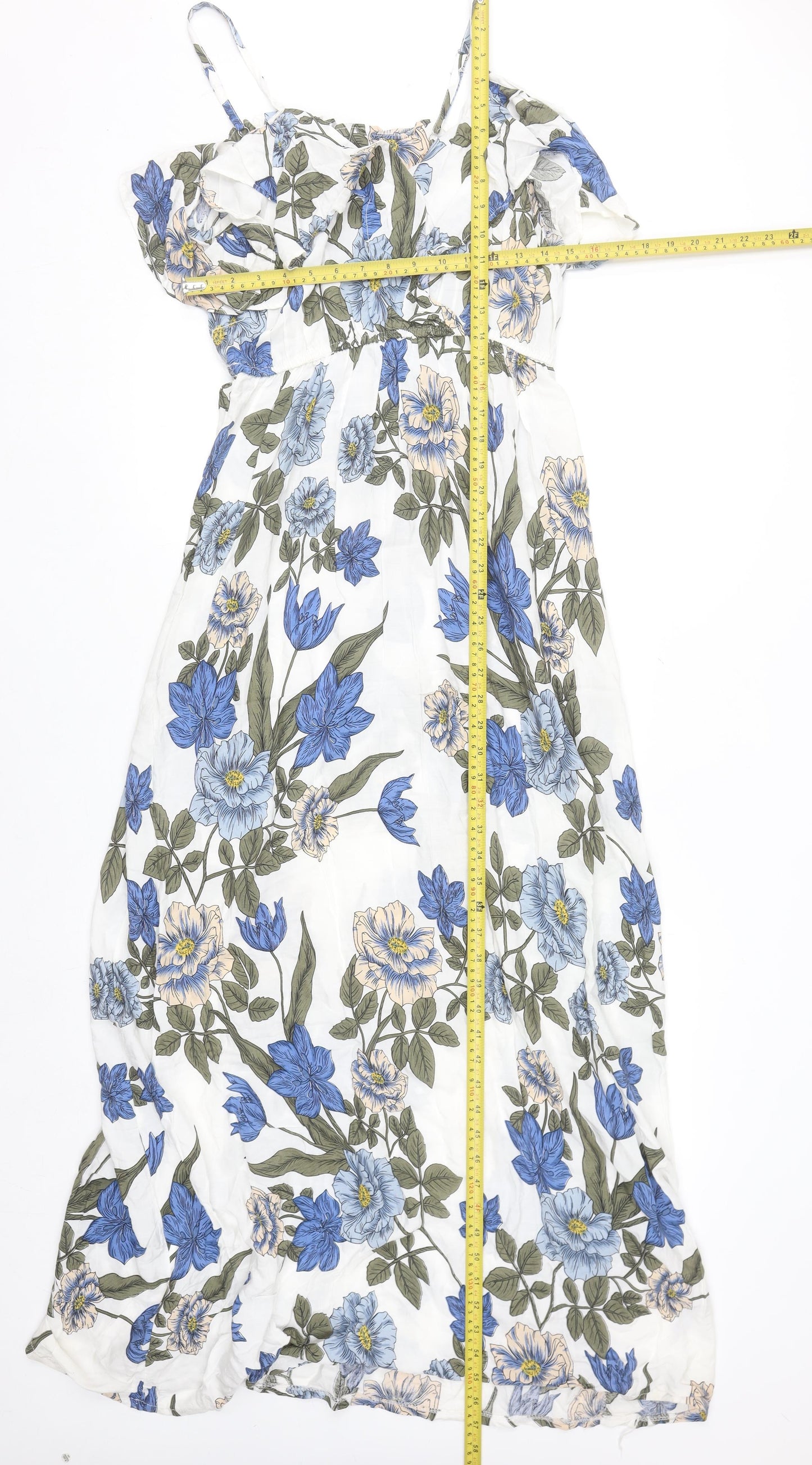 J.STARS Womens Multicoloured Floral Maxi Dress L Lightweight