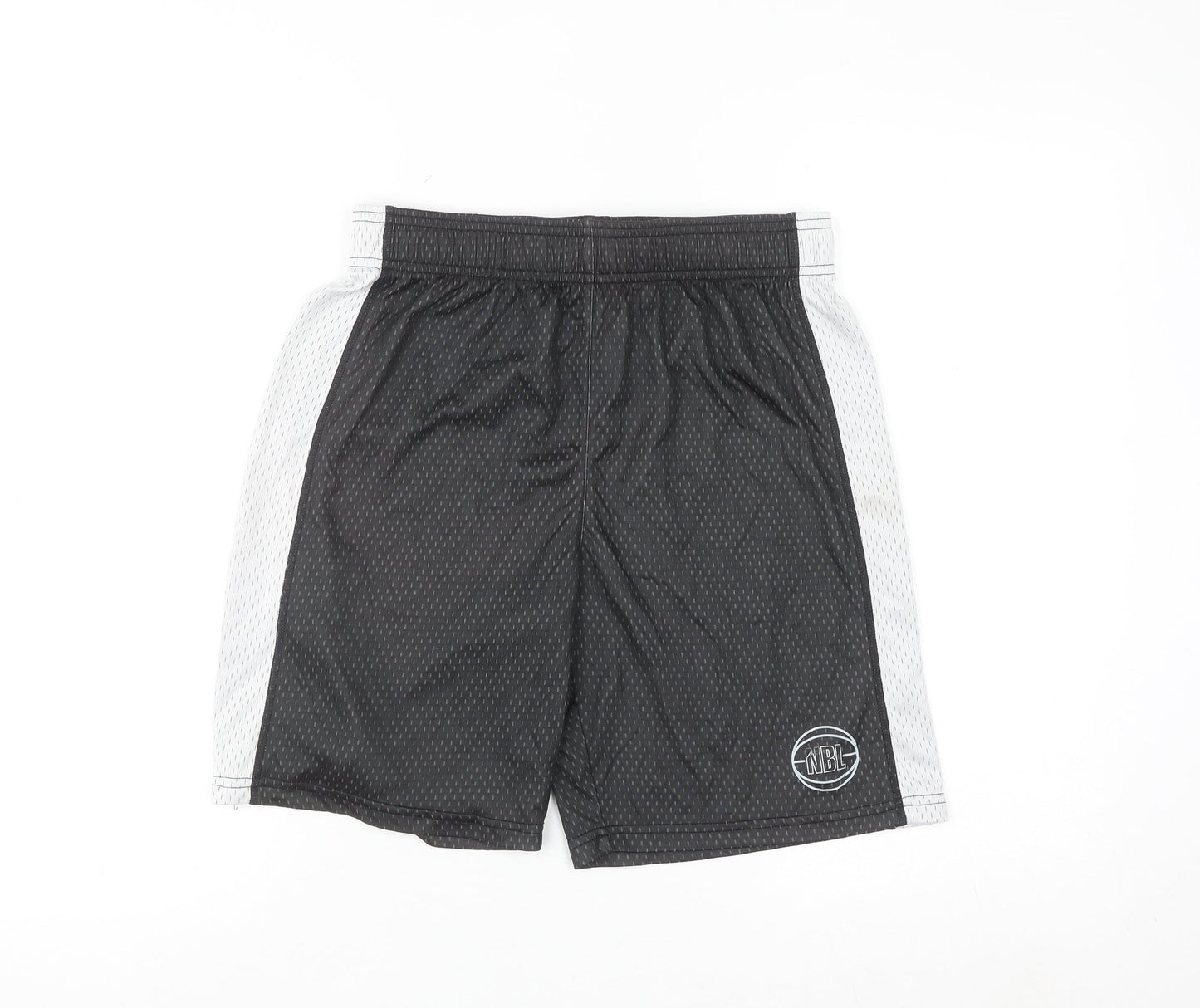 NBL Womens Black Athletic Basketball Shorts Size 12