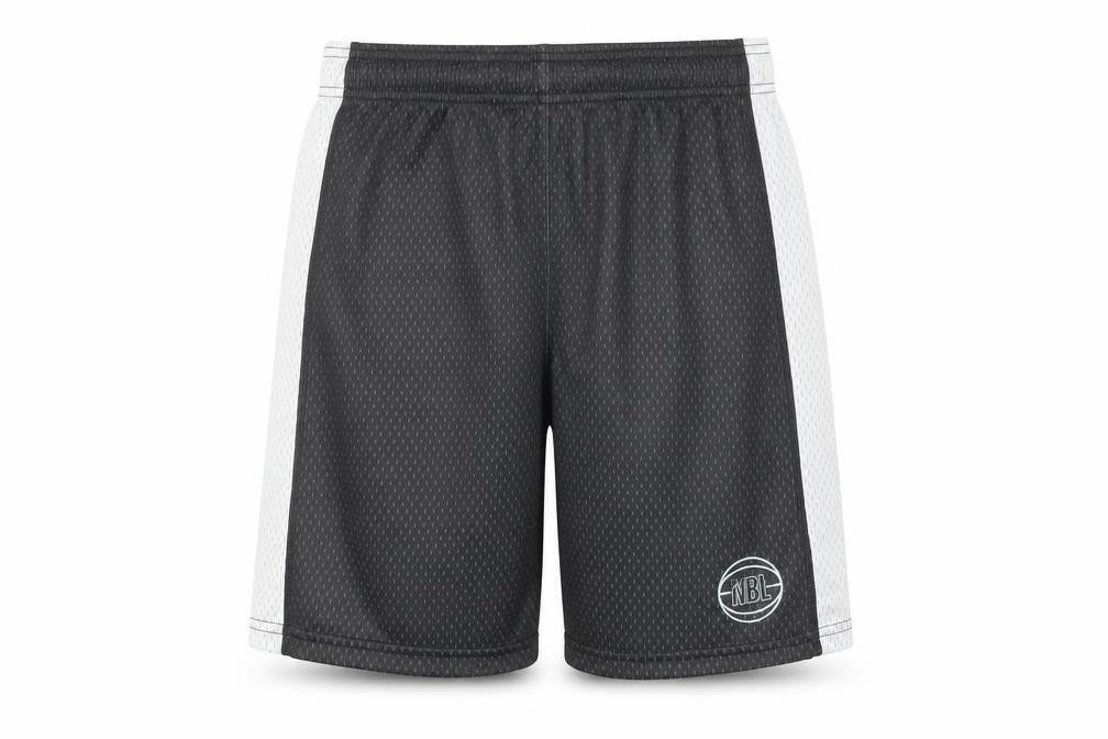 NBL Womens Black Athletic Basketball Shorts Size 12
