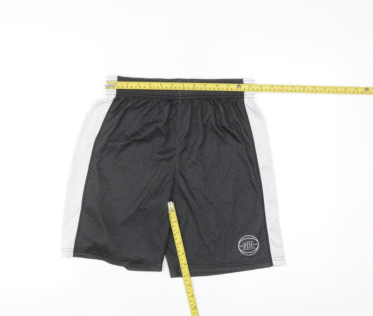NBL Womens Black Athletic Basketball Shorts Size 12