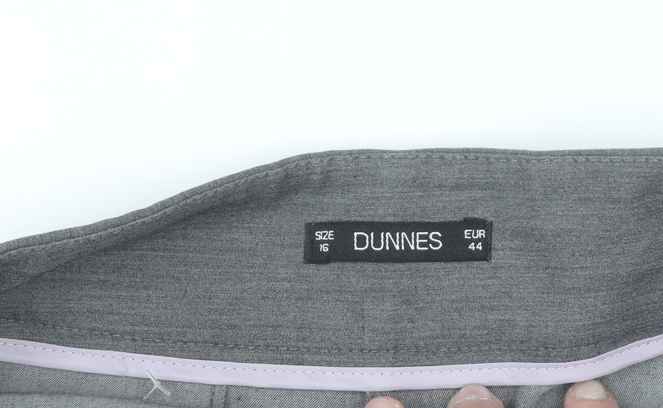 Dunnes Stores Women’s Grey Straight Leg Dress Pants Size 16