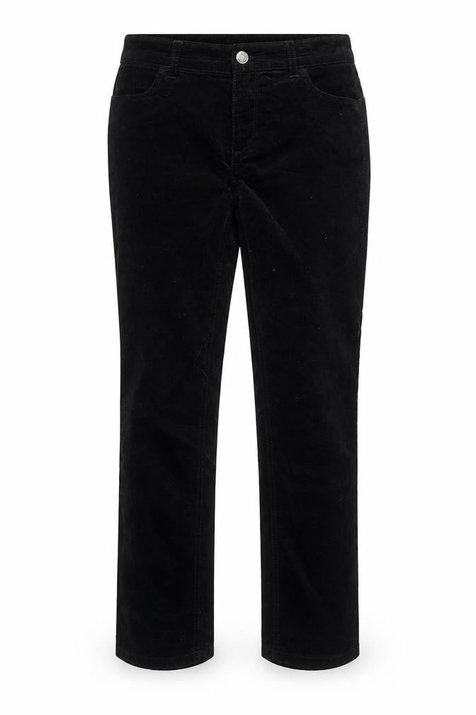 Talbots Petites Black Corduroy Straight Leg Trousers Womens Size 6P