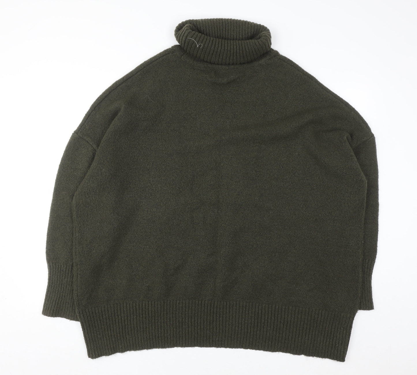 William Rast Women’s Green Roll Neck Pullover Jumper Size 20