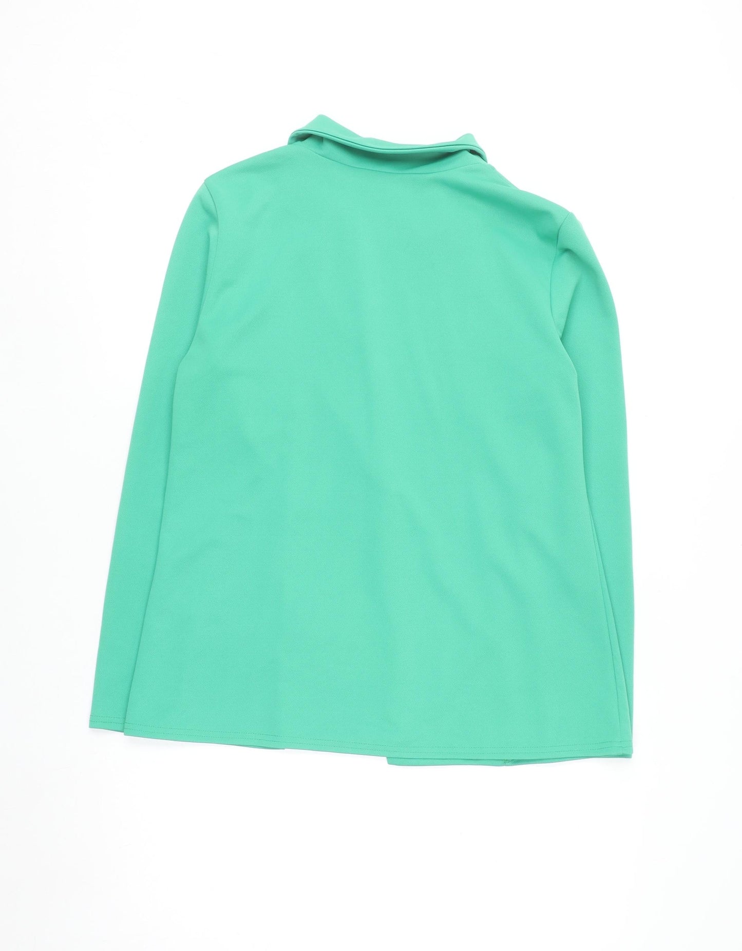 Quiz Womens Green Blazer Jacket Size 10 Double Breasted