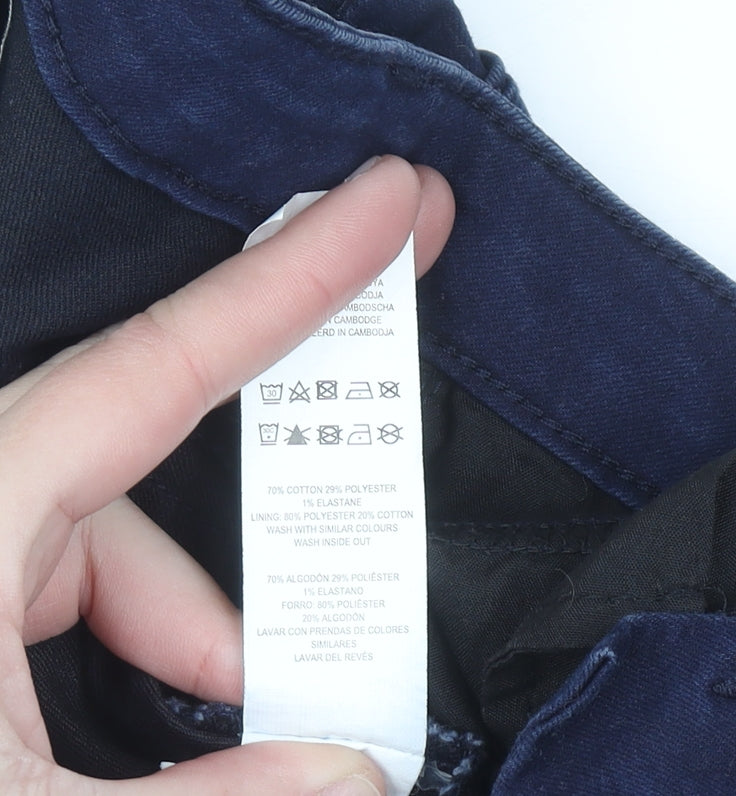 Damart Womens Blue Size 14 Skinny Stretch Denim Jeans
