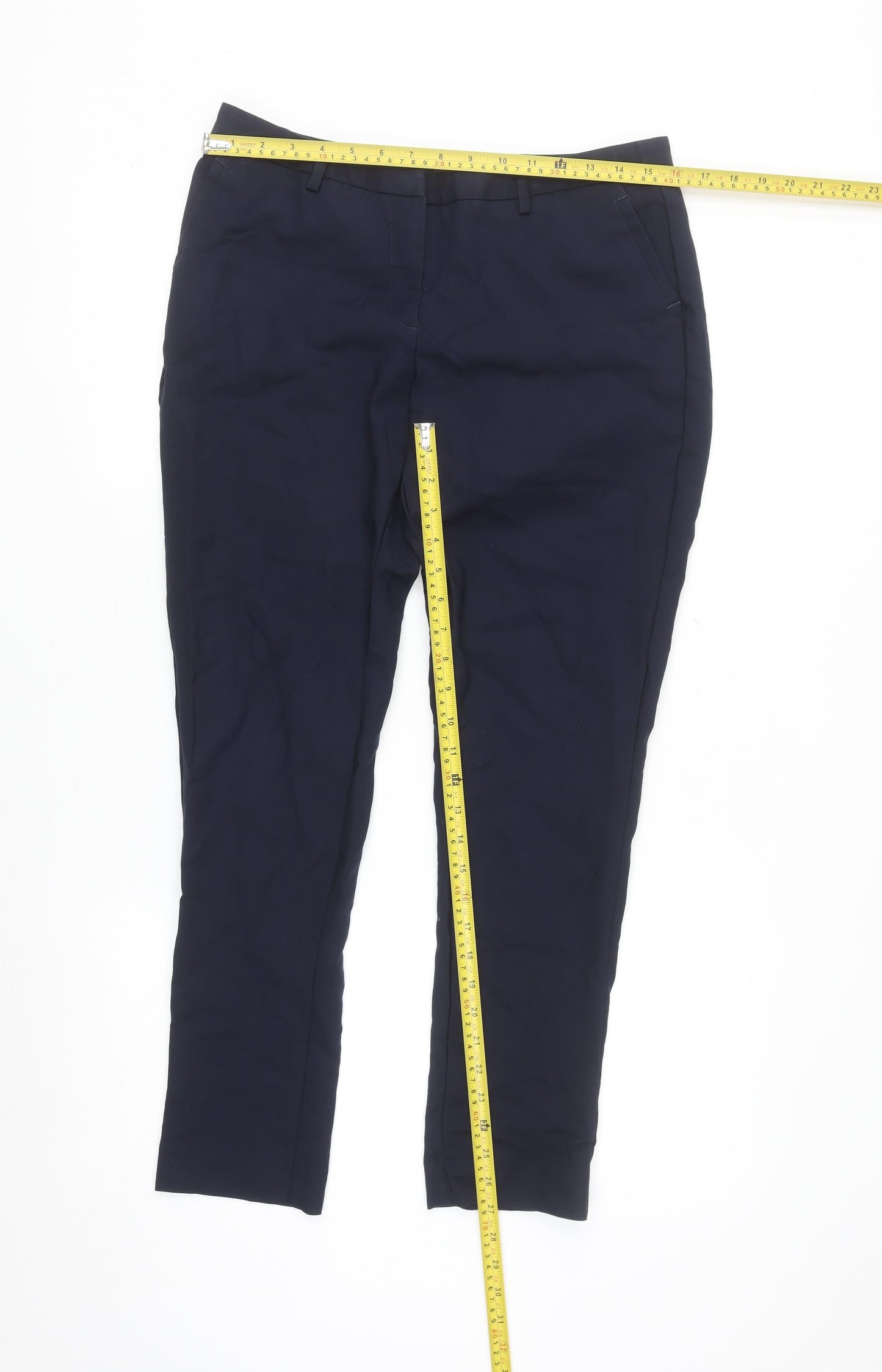 Allen Solly Men's Blue Slim Fit Chino Trousers Size 32