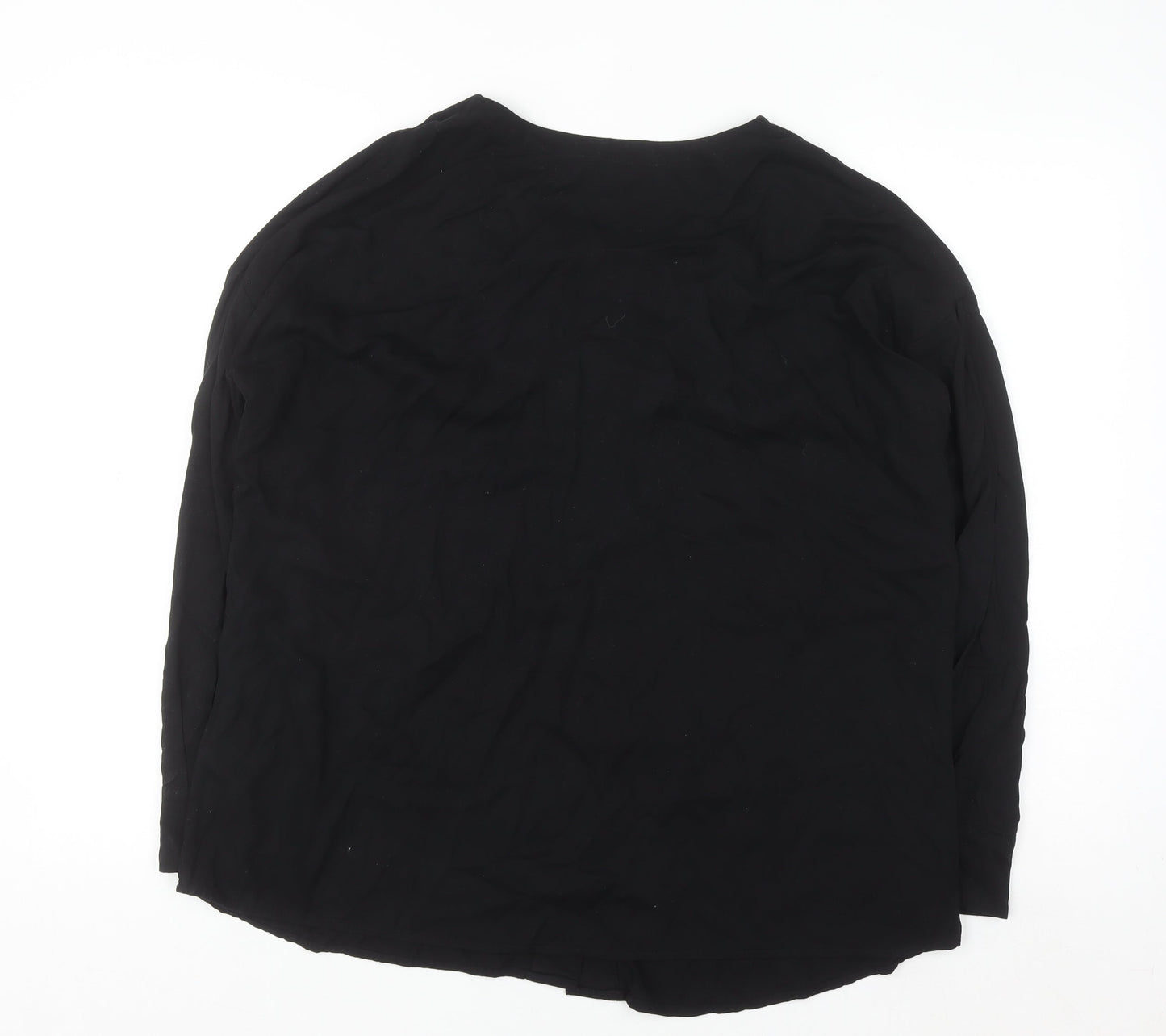 Paul Costelloe Living Studio Women’s Black Viscose Blouse Size 12