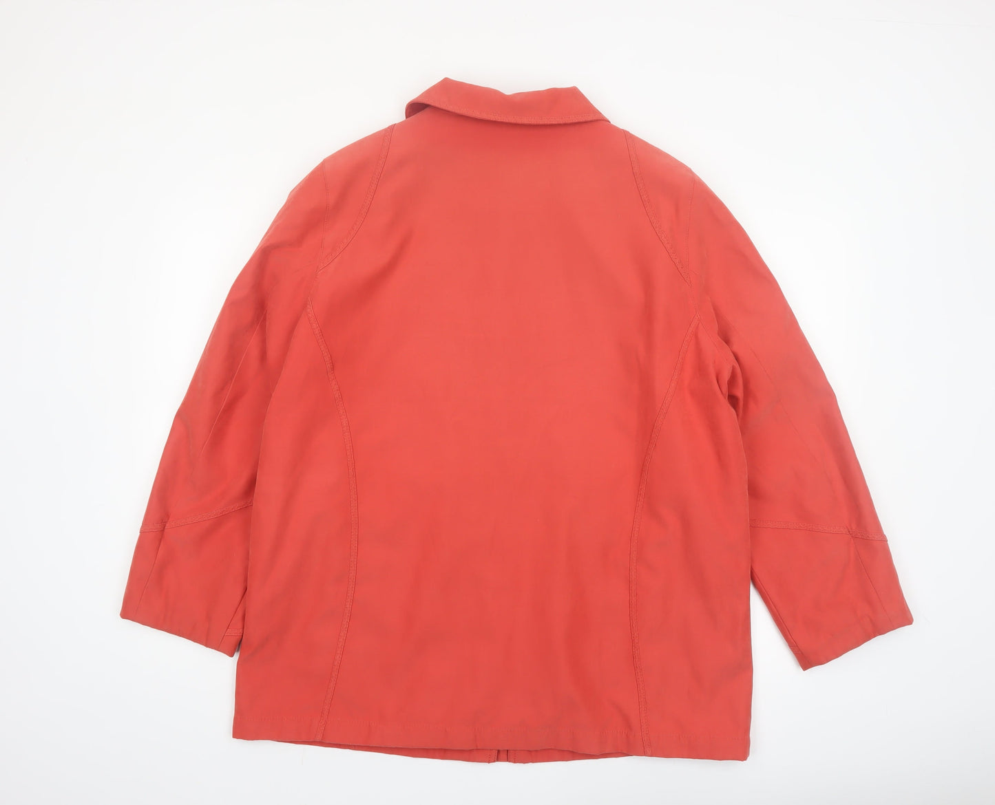 EWM Pure Classics Women's Red Mid-Length Lined Jacket Size 18